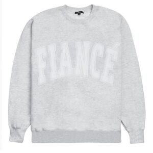 The bar fiancé crewneck sweater